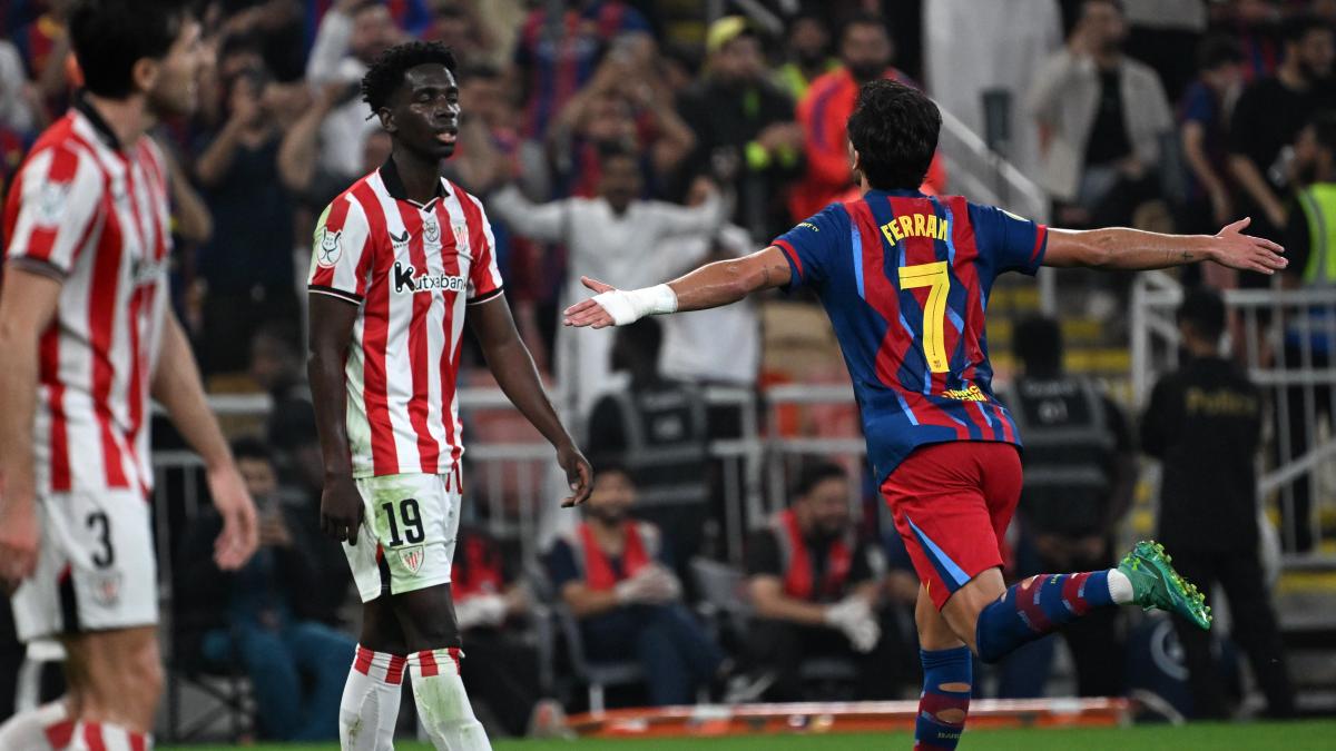 Manita del Barça para apear al Athletic de la Supercopa