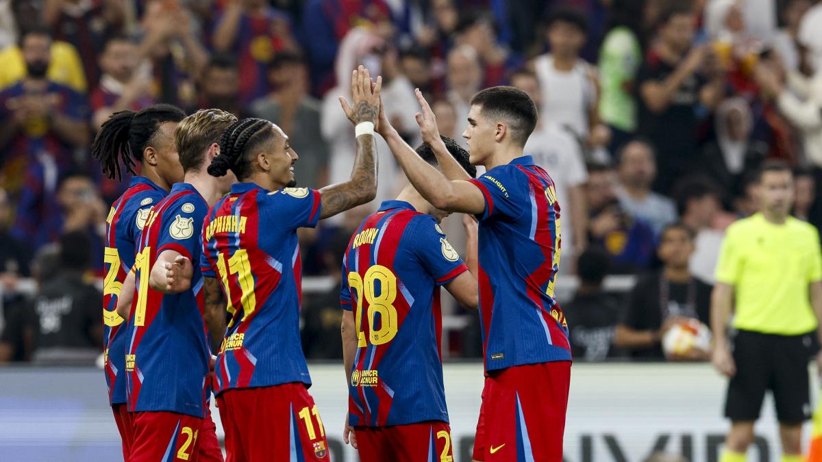 Barcelona - Athletic: resultado, goles y resumen | Supercopa de España de fútbol