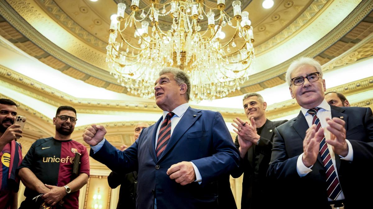 Un año de la famosa botifarra de Laporta