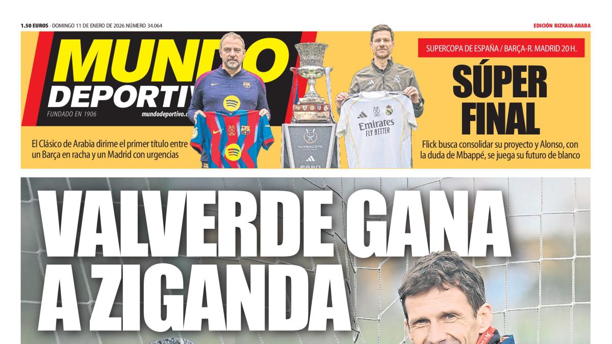 Portada de hoy de la Edición Bizkaia-Araba de Mundo Deportivo