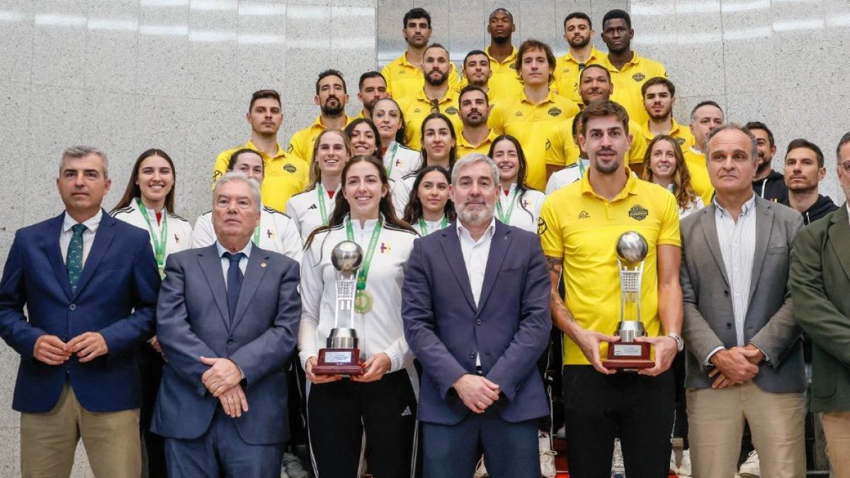 Clavijo felicita a Guaguas y Heidelberg: Un inicio de año para enmarcar en Canarias