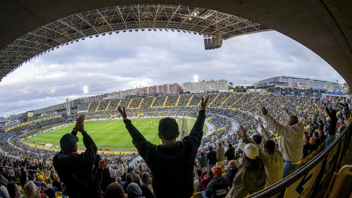 El estadio de Gran Canaria, sede de la final de la Copa de la Reina