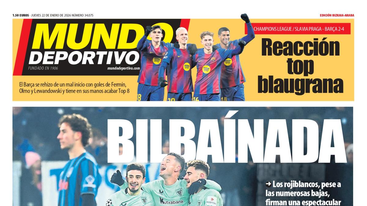 Portada de Bizkaia-Araba de hoy jueves