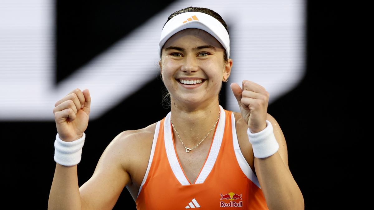 La sensación del Open de Australia sigue arrasando y apunta a Sabalenka