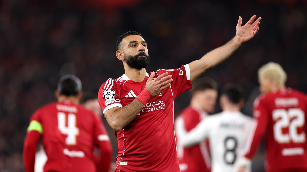 Este es el golazo con el que Salah acaba con su calvario en el Liverpool