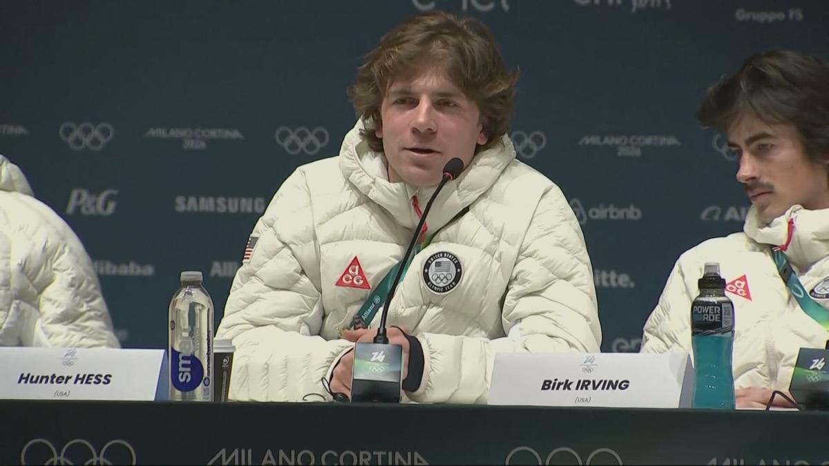 Trump llama perdedor al esquiador olímpico Hunter Hess por sus críticas a Estados Unidos