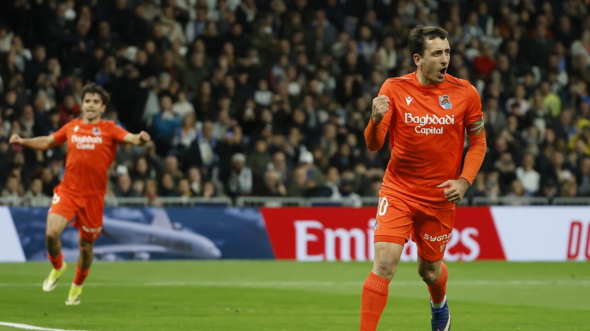 Quinto partido de los últimos siete que marca Oyarzabal